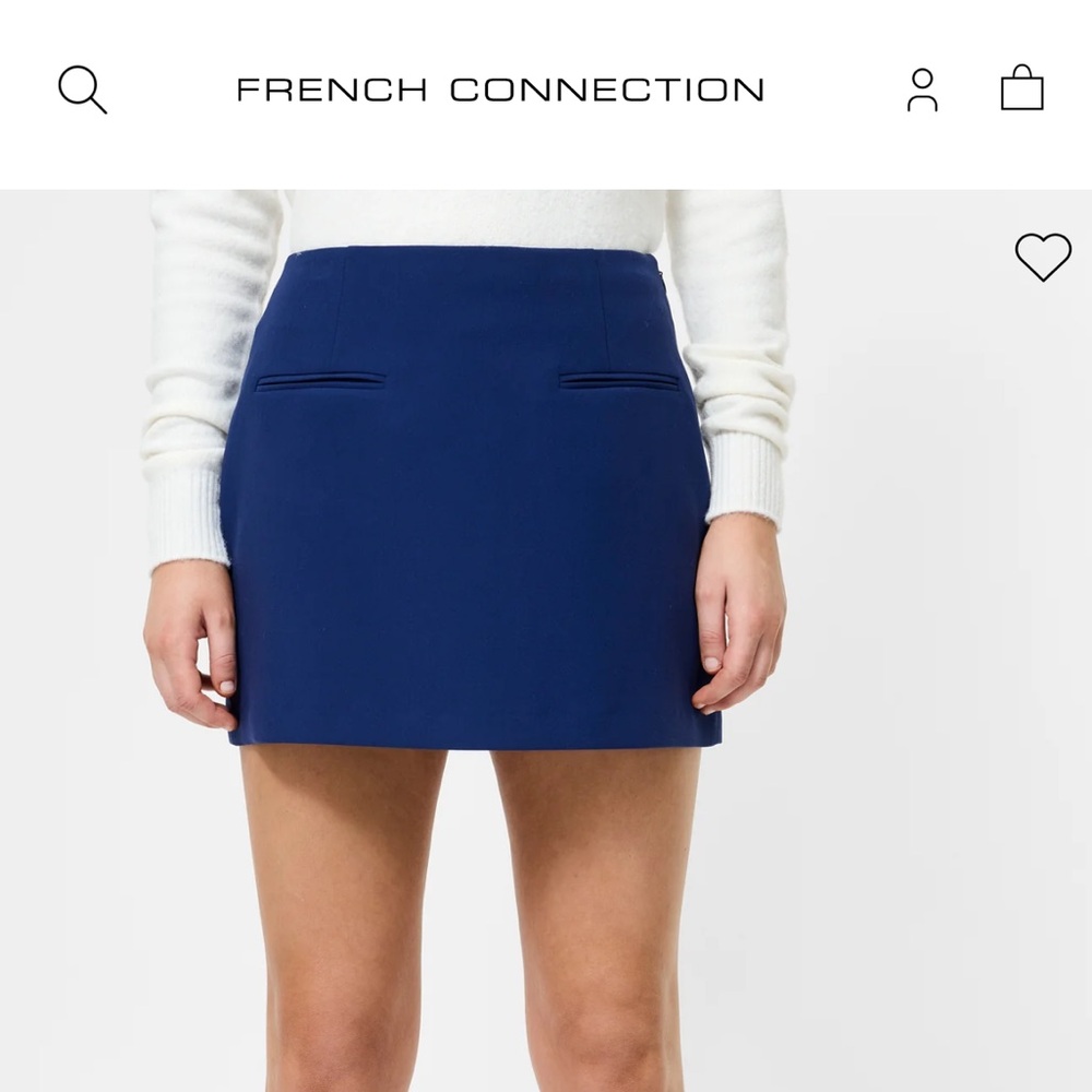 French Connection Royal Blue Skirt.